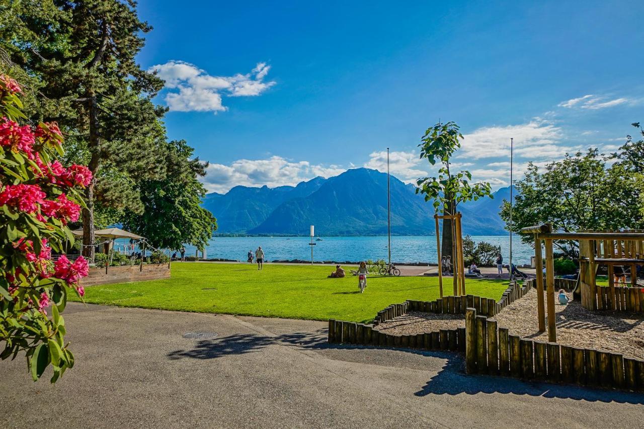 L'Eden Studio With A Balcony - Lake View Montreux Esterno foto